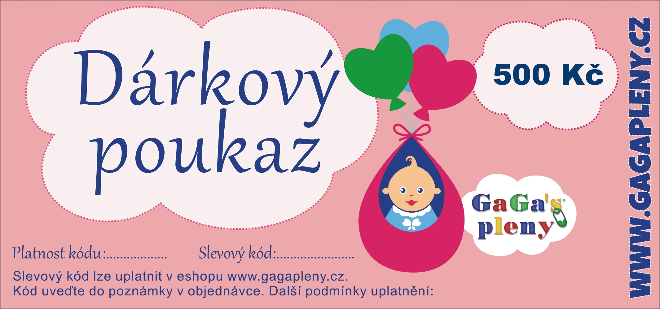 Poukázka v hodnotě 500 Kč