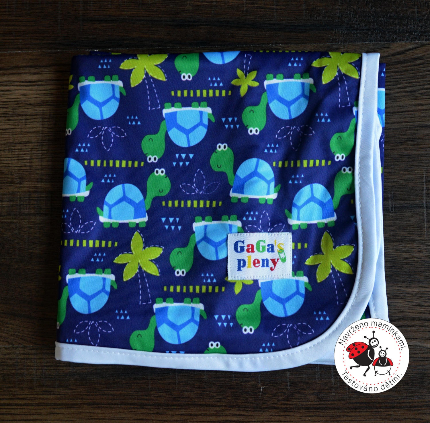 Přebalovací podložka Želva