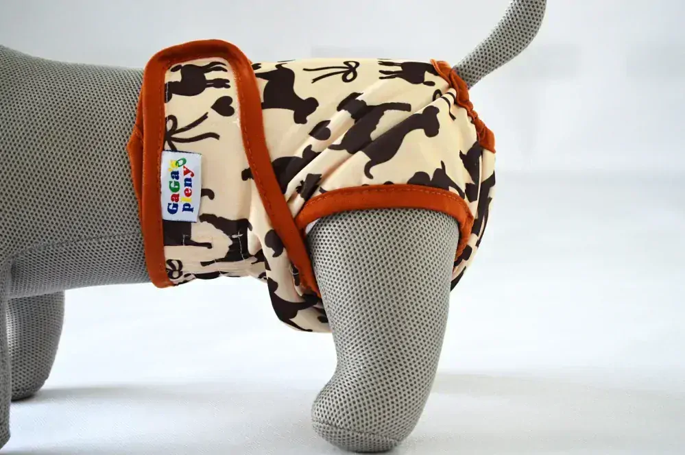 Kalhotky pro psy Hnědý pes S