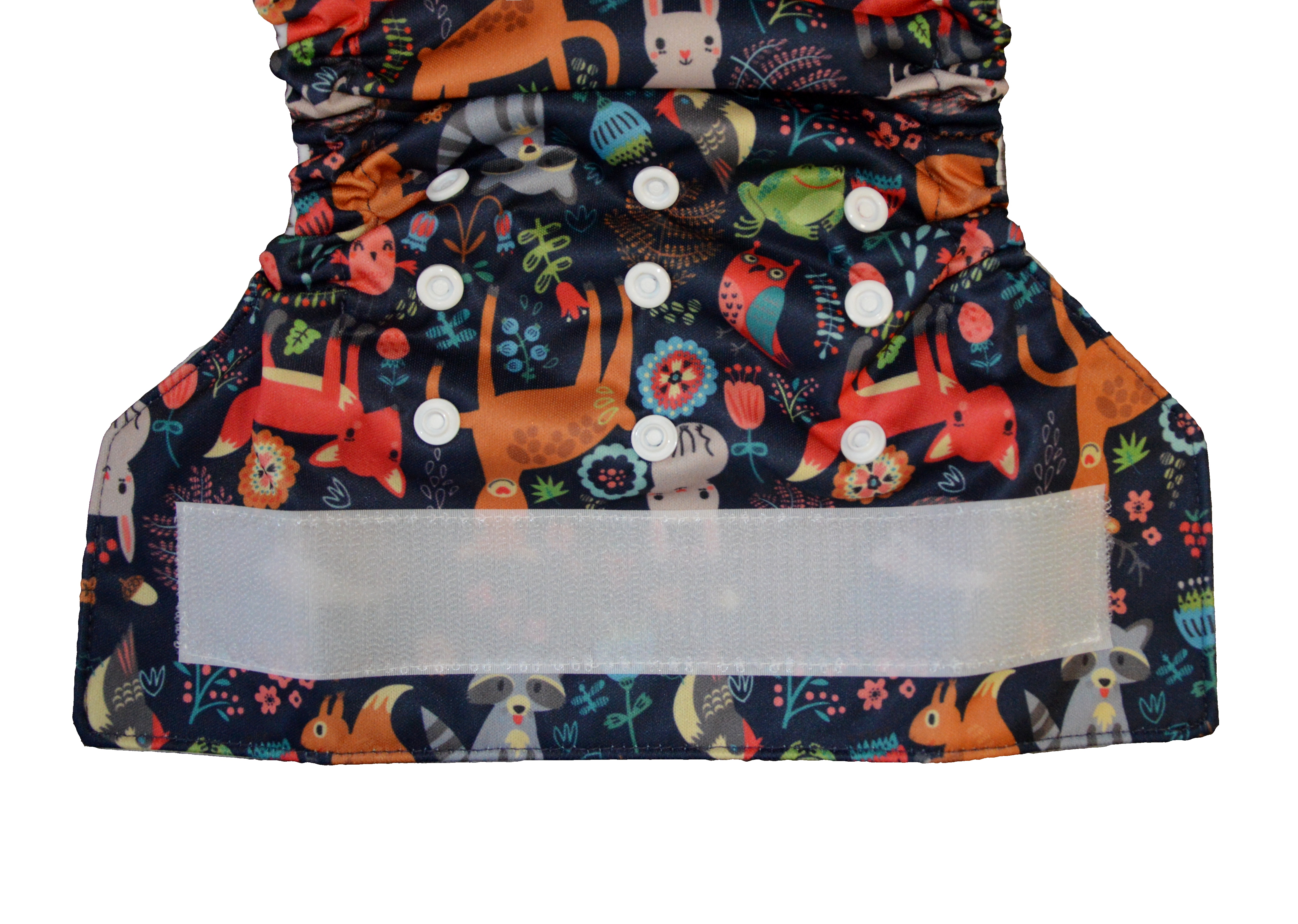 Látková plena AIO Lesní svět na suchý zip