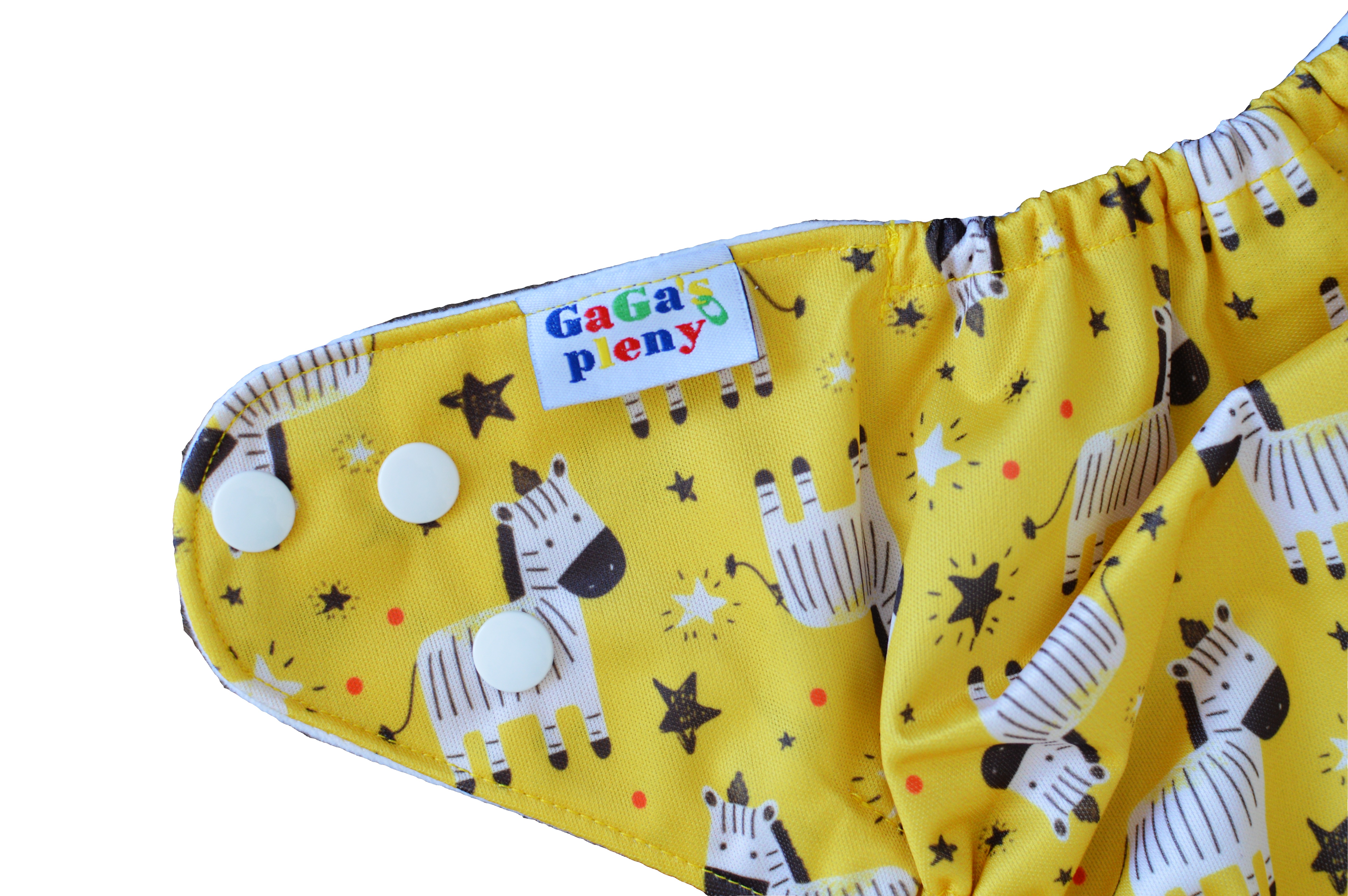 Látková plena AIO Žlutá zebra