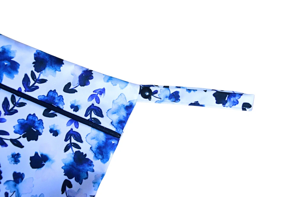 Nepromokavá taštička na menstruační kalhotky Květy