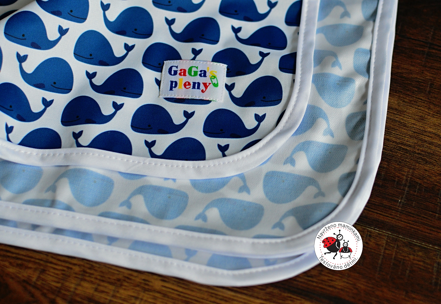 Přebalovací podložka Velryba