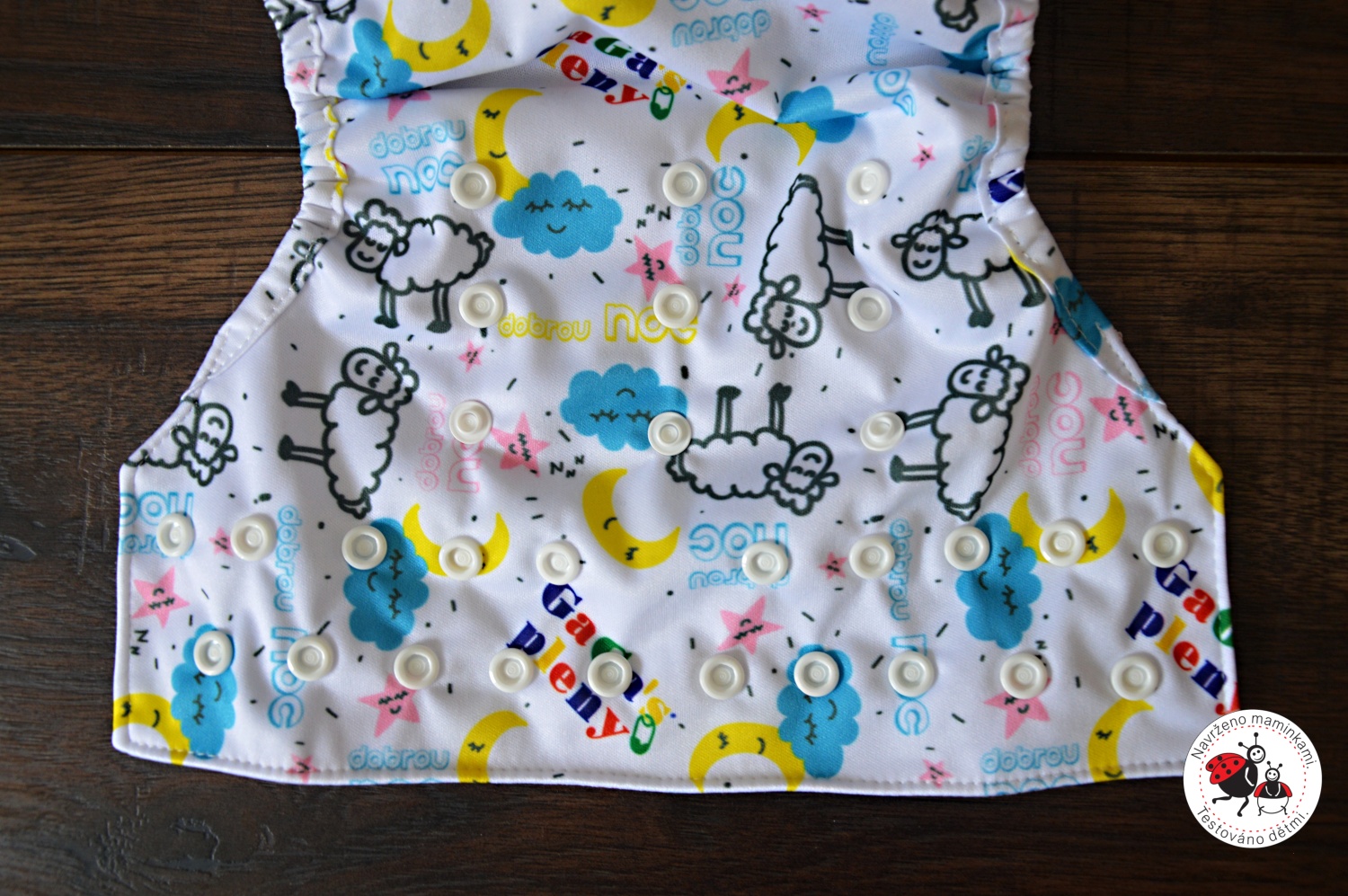 Svrchní kalhotky Ovečky GaGa's na patentky