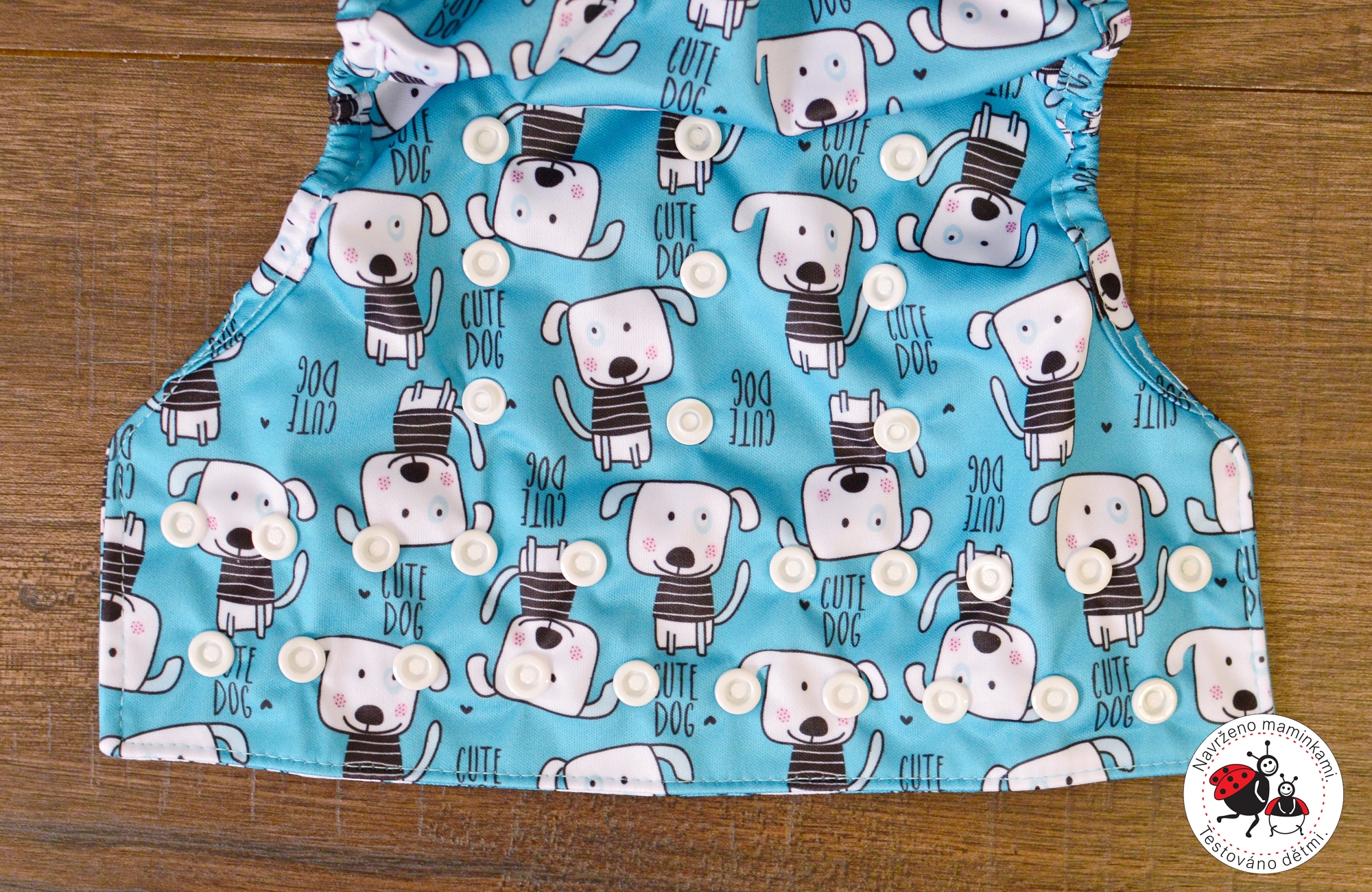 Svrchní kalhotky Pejsek na patentky