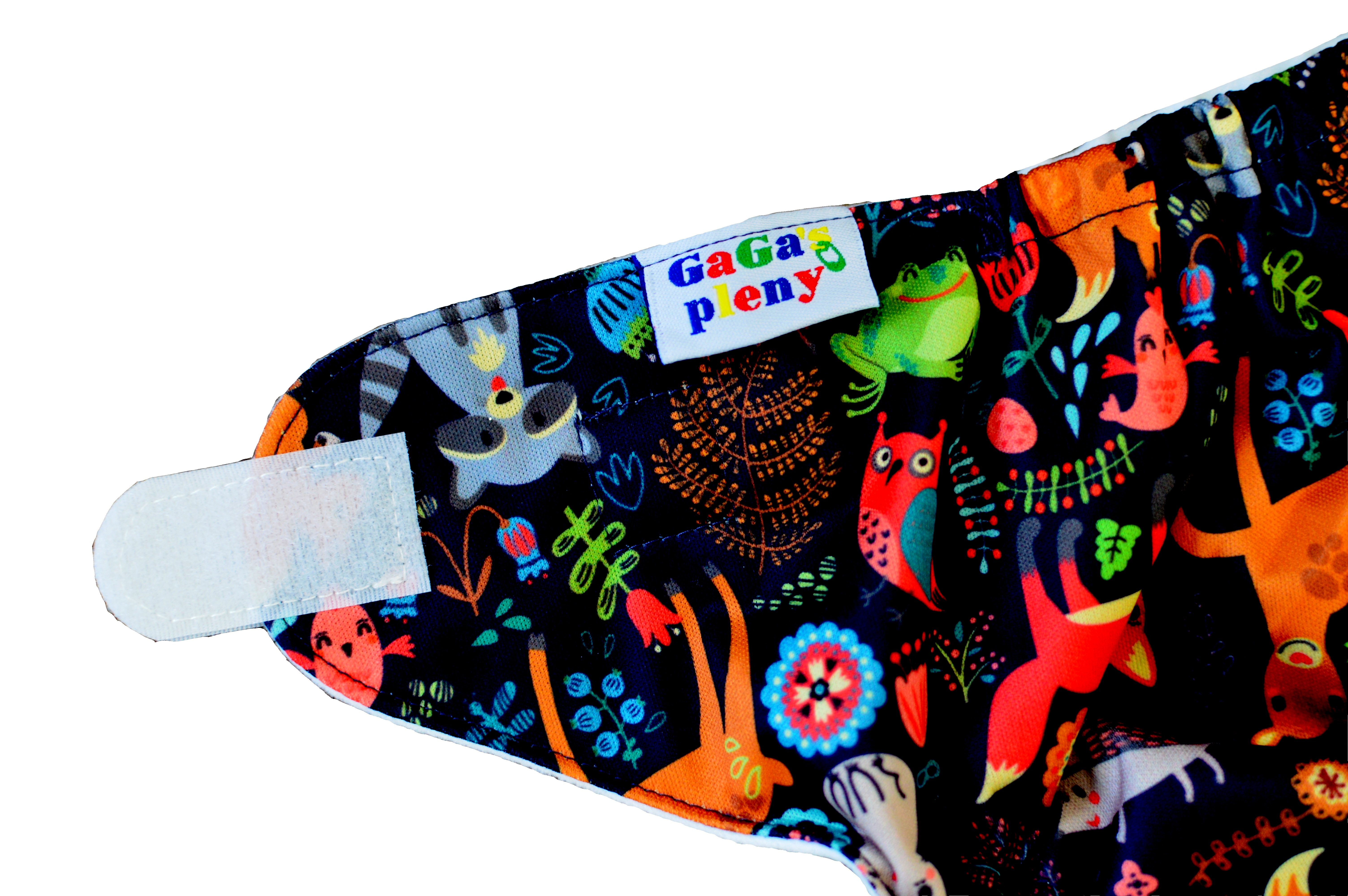 Látková plena AIO Lesní svět na suchý zip