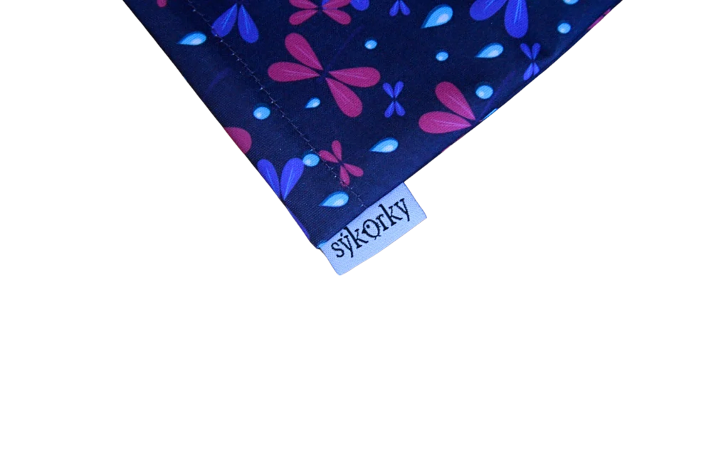 Nepromokavá taštička na menstruační kalhotky Motýl