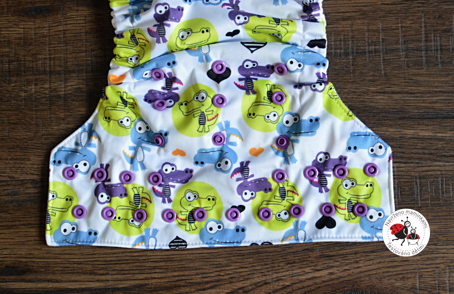 Látková plena AIO Krokodýl