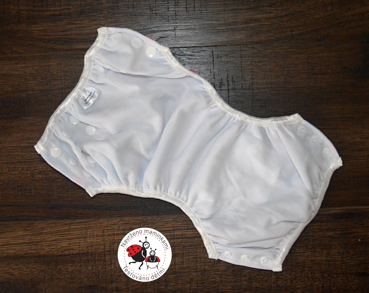 Plenkové plavky pro miminko Barevné velryby