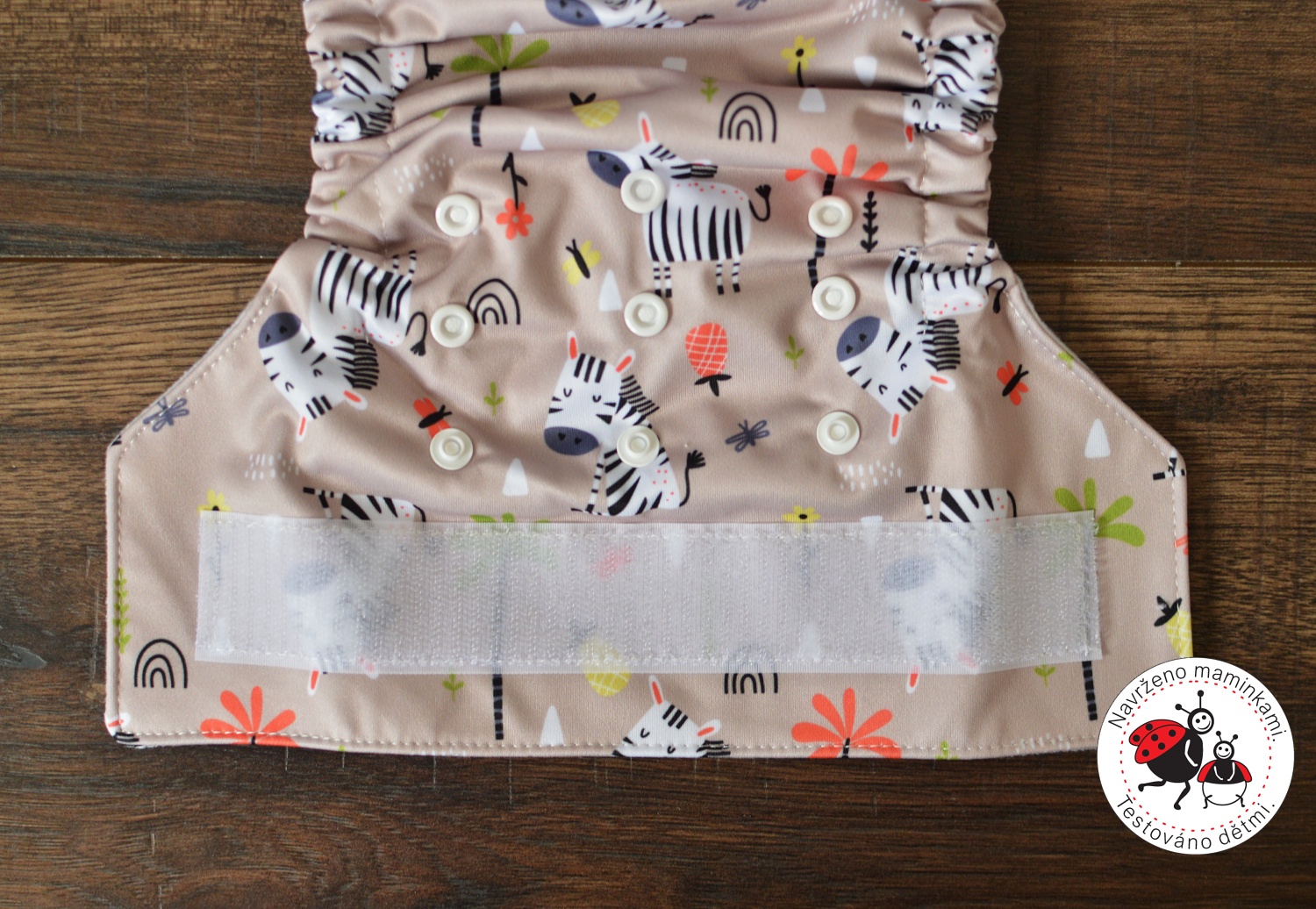 Látková plena AIO Zebra na suchý zip