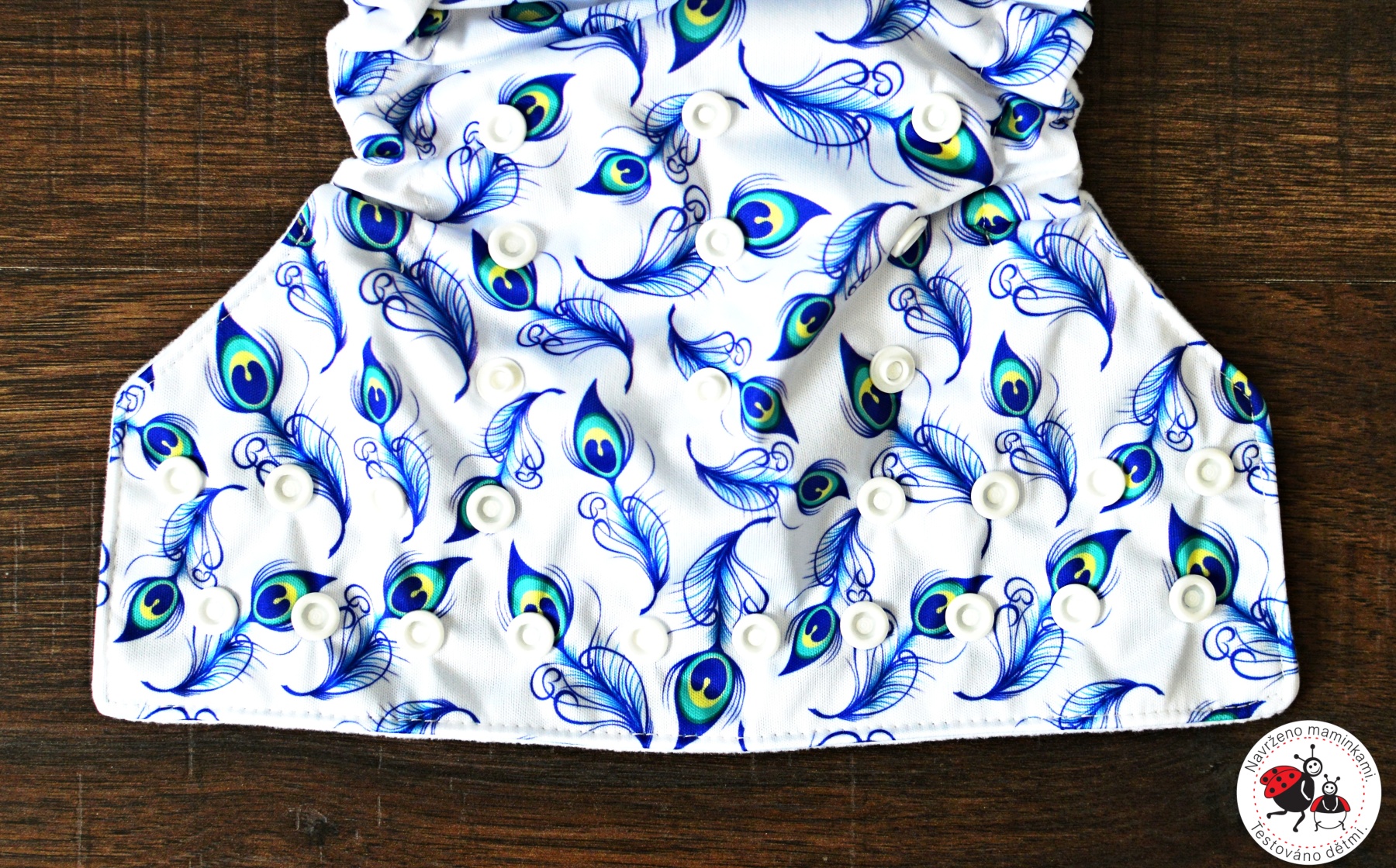 Látková plena AIO Paví peří