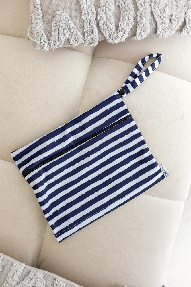 Nepromokavá taštička na menstruační kalhotky Námořnická