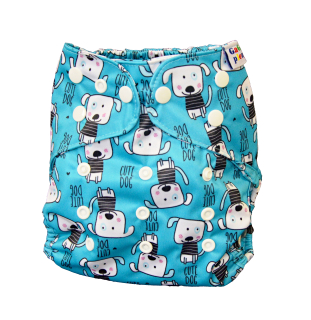 Svrchní kalhotky Pejsek na patentky